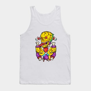 Pineaple Head Tank Top